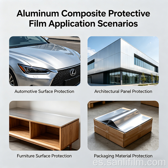 Película protectora de panel compuesto de aluminio